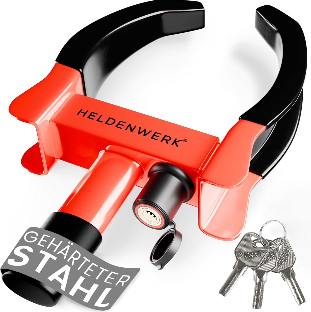 HELDENWERK Parkkralle Schwarz/Rot