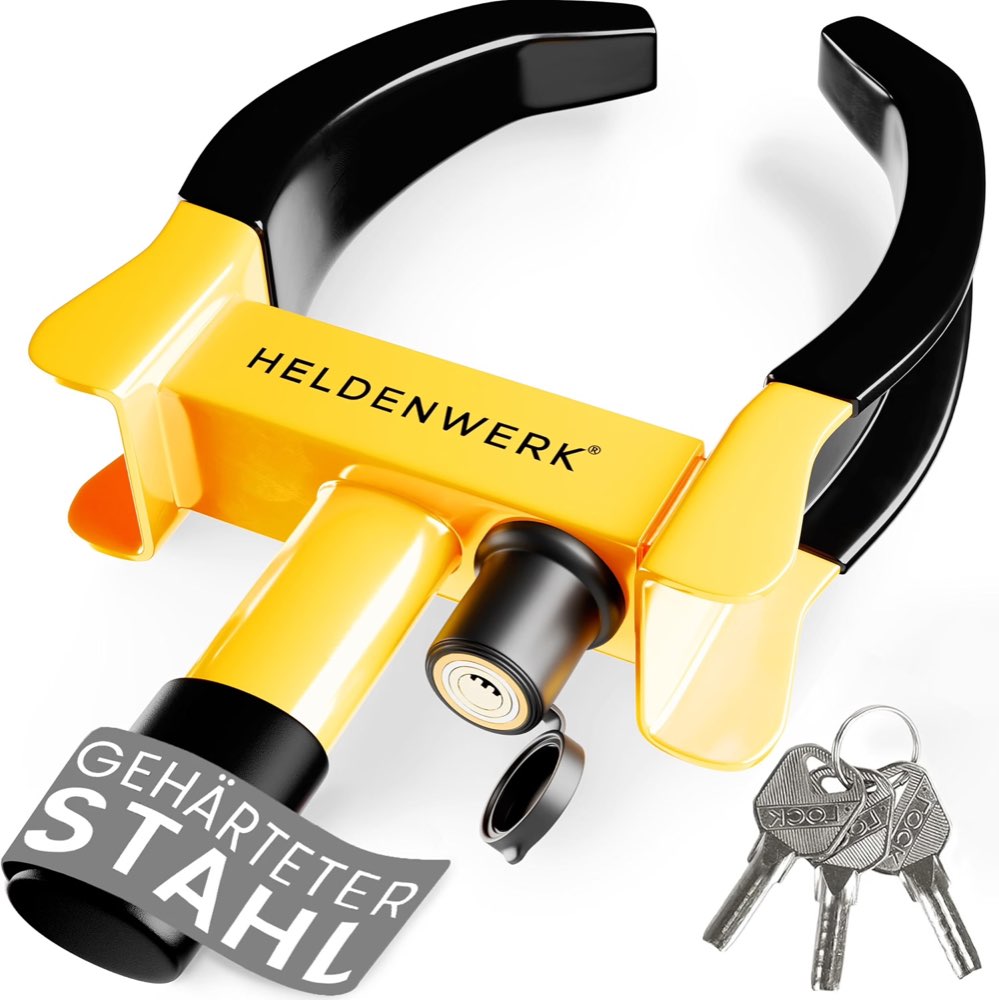 HELDENWERK Parkkralle Schwarz/Gelb