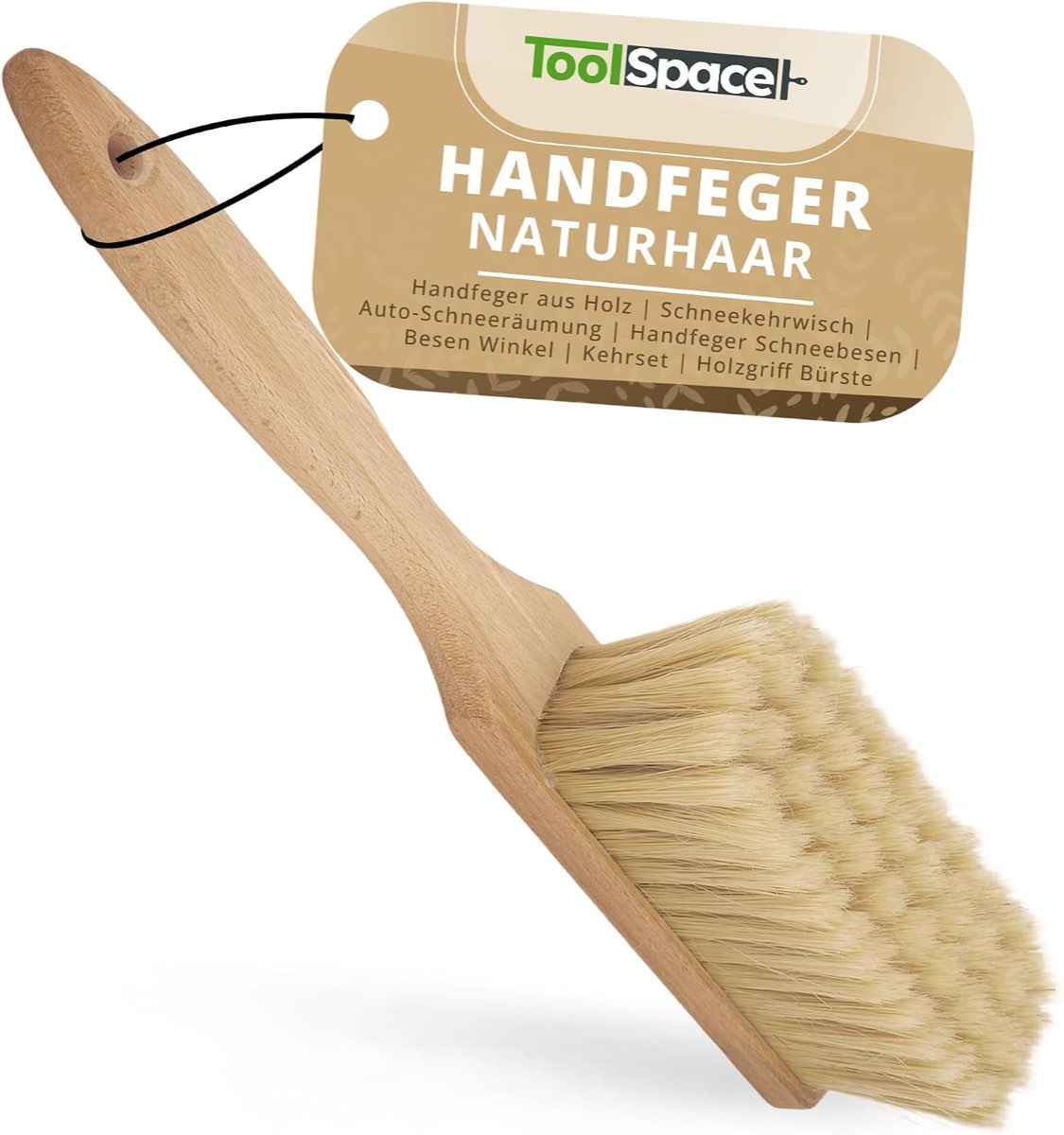ToolSpace Handfeger Naturhaar