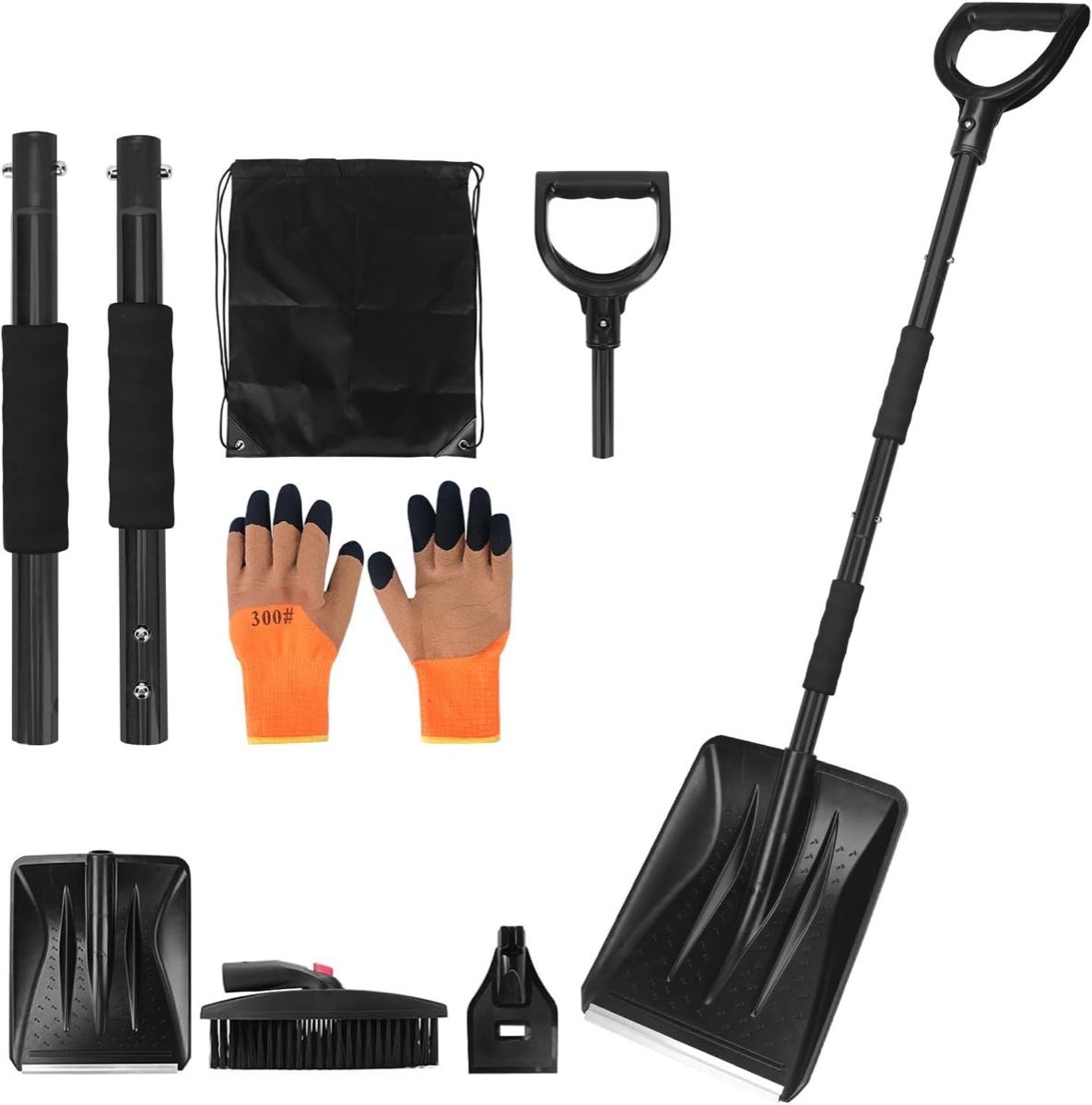 COVVY 3-in-1 Schneeschaufel-Set