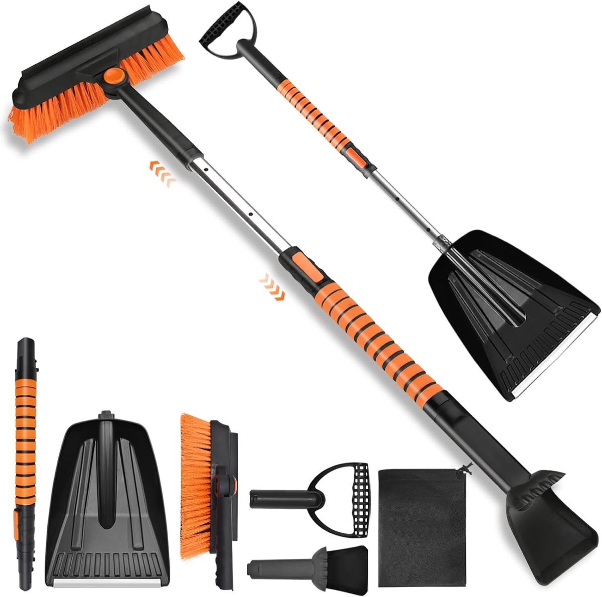 Yiomxhi 4-in-1 Schneeschaufel-Set