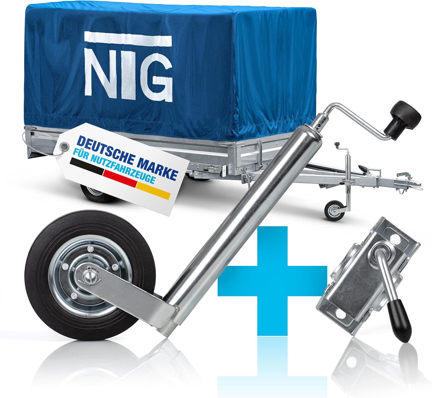 NTG Stützrad 150 kg, 48 mm