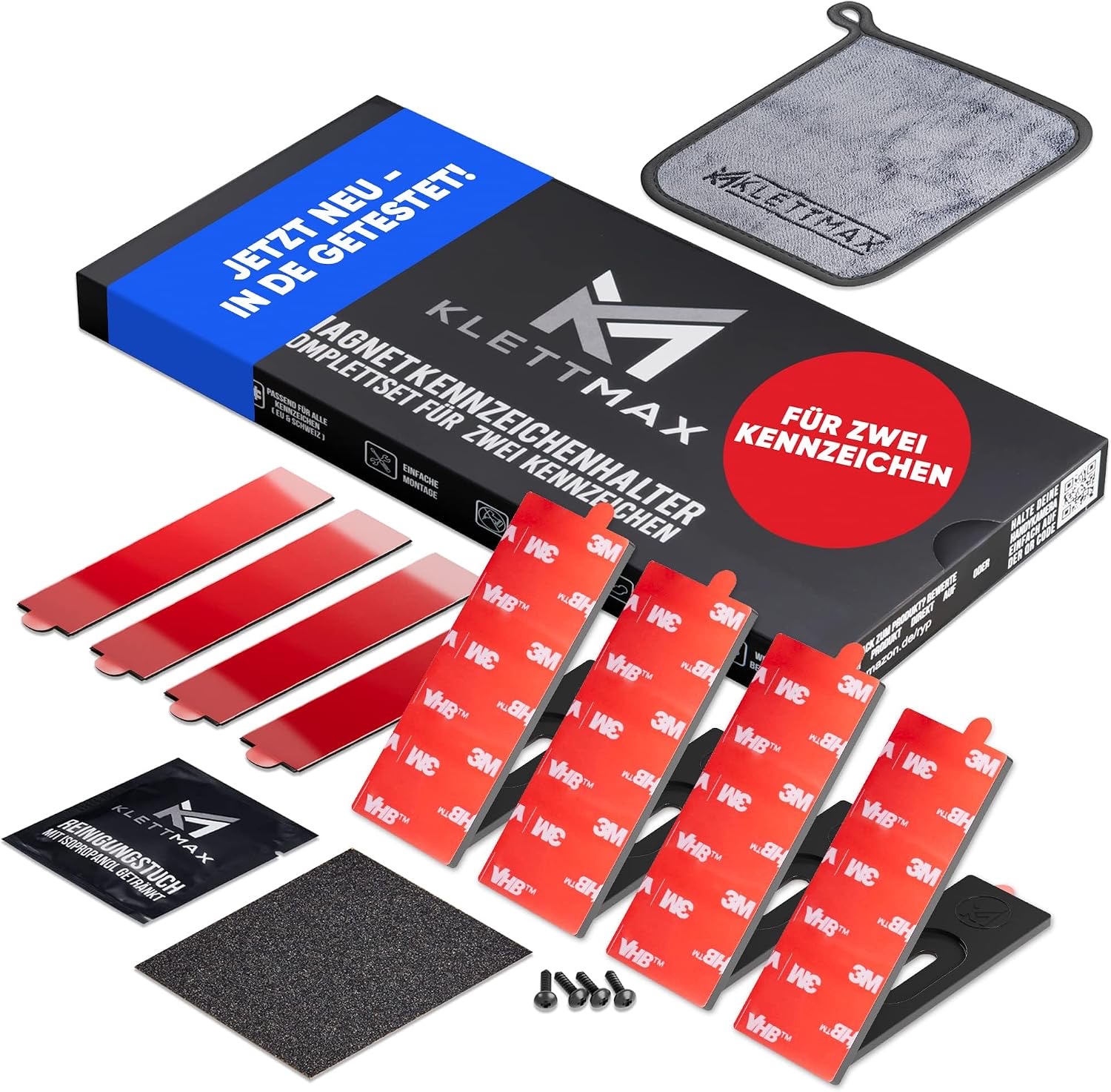 KLETTMAX Magnet-Kennzeichenhalter