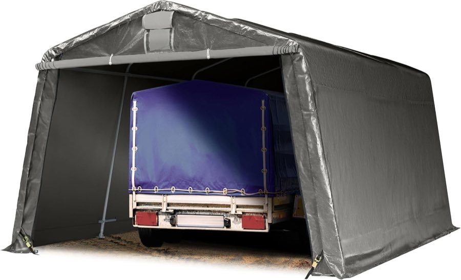 TOOLPORT Zeltgarage PE 3,3×4,7 m