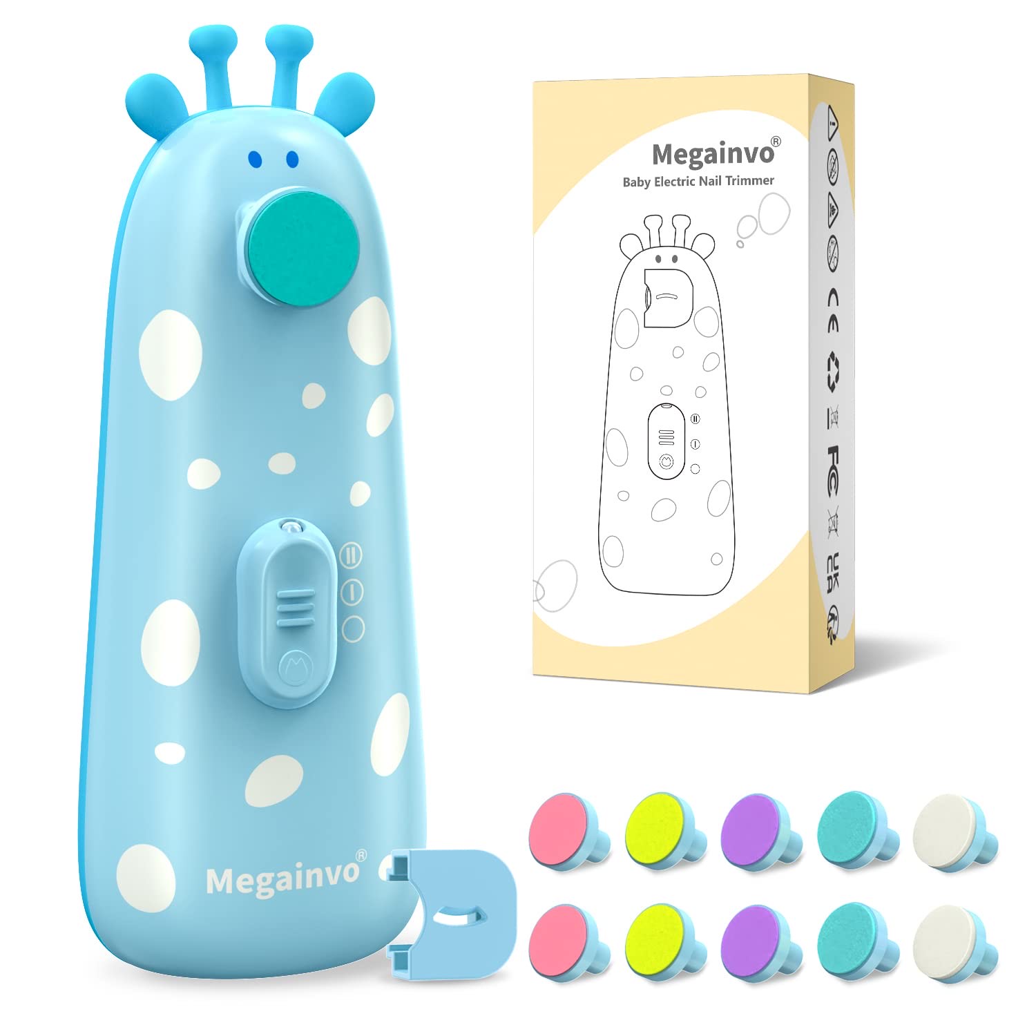 Megainvo Megainvo elektrische Nagelfeile Giraffe