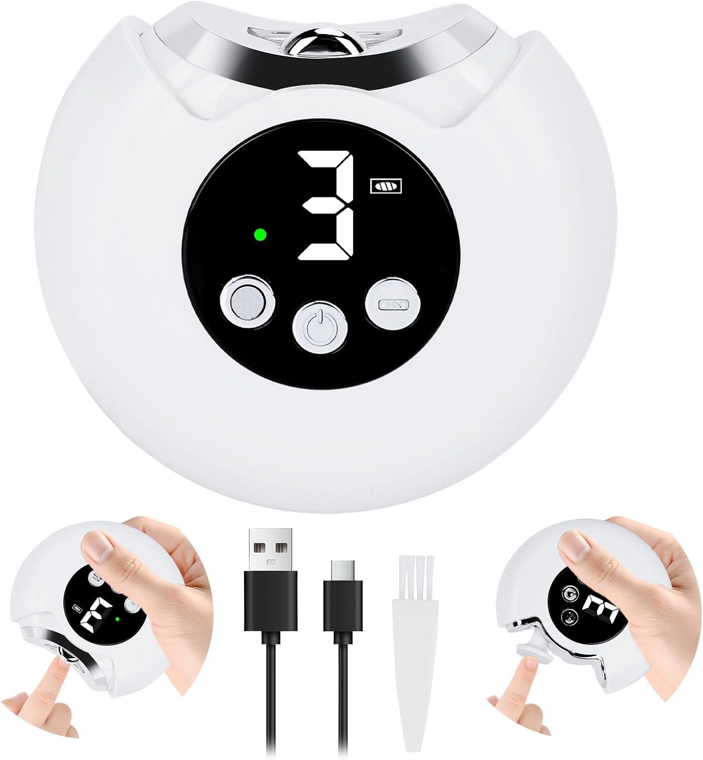 Drepint elektrischer Nagelknipser 3-in-1