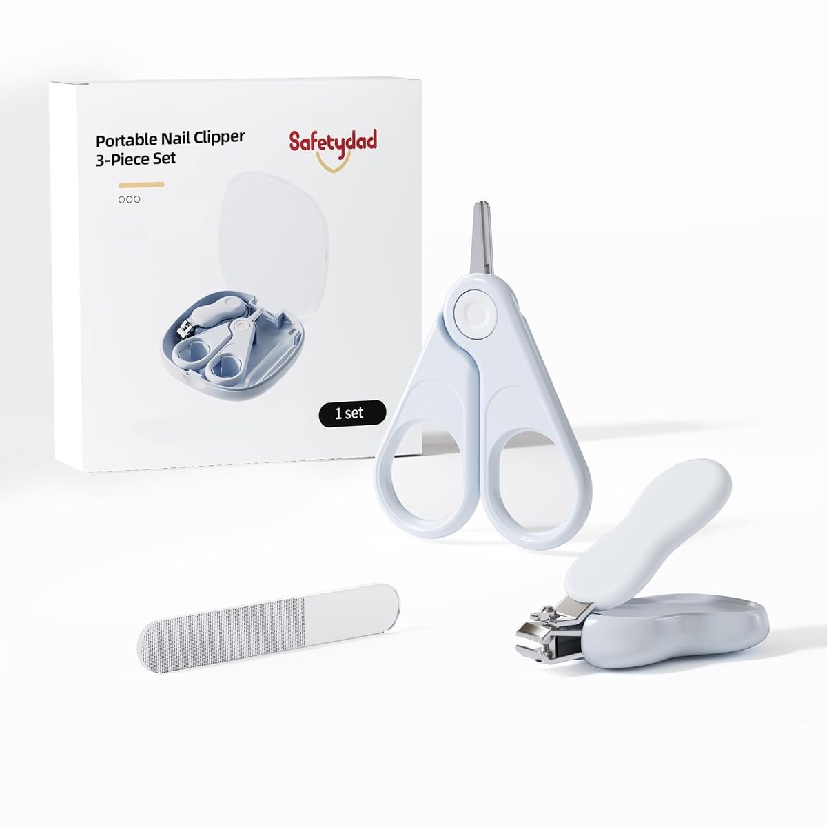 Baby-Nagelset 4-in-1 mit Glasnagelfeile