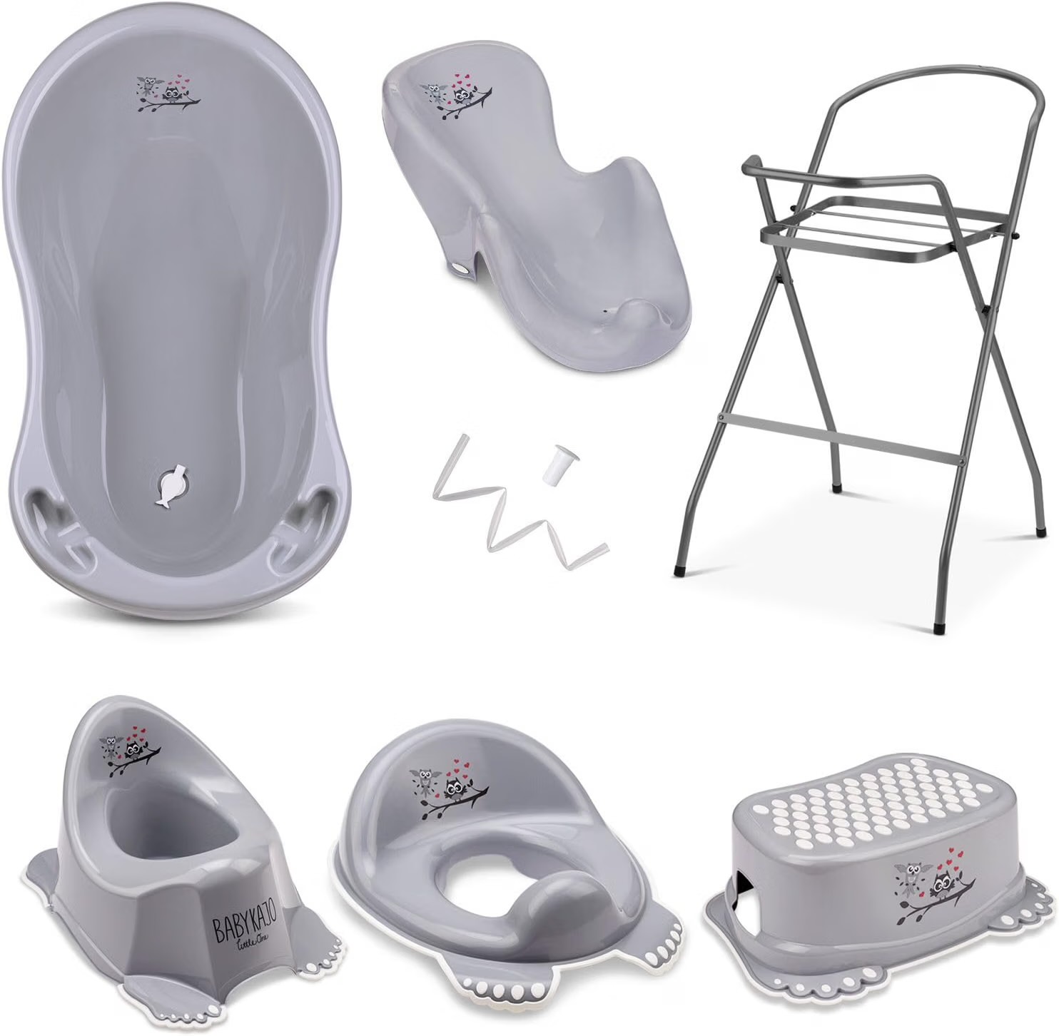 Testsieger Baby Badewanne mit Gestell 7 Set TÜV Rheinland geprüft - Babybadewann