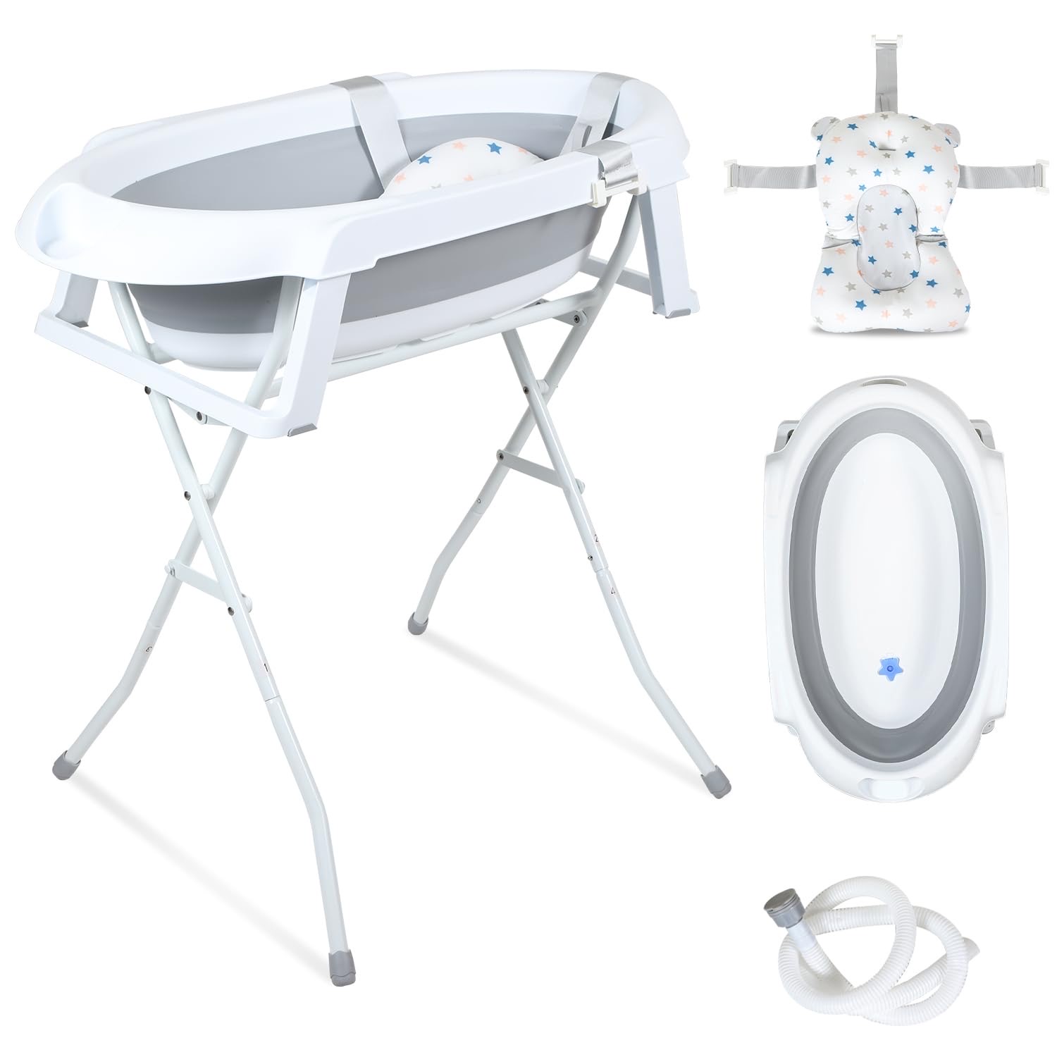 Ansobea Babybadewanne mit Gestell