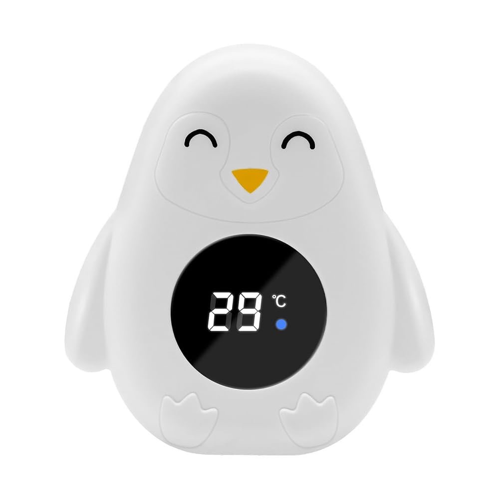 Namvo Pinguin, digitales Badethermometer mit LED