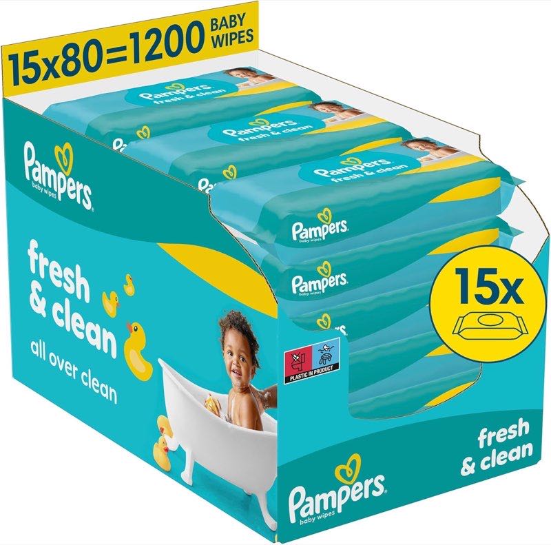Pampers Pampers Fresh Clean, 1200 Stück