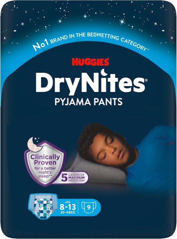 Huggies DryNites Jungen 8–13 Jahre, 9 Stück