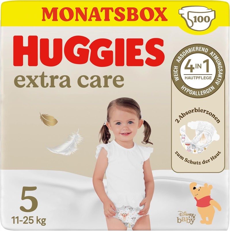 Huggies Extra Care Größe 5, 100 Stück
