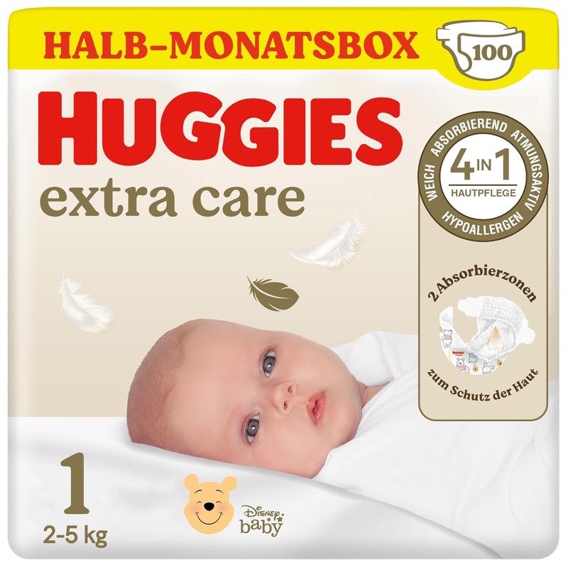 Huggies Newborn Größe 1, 100 Stück