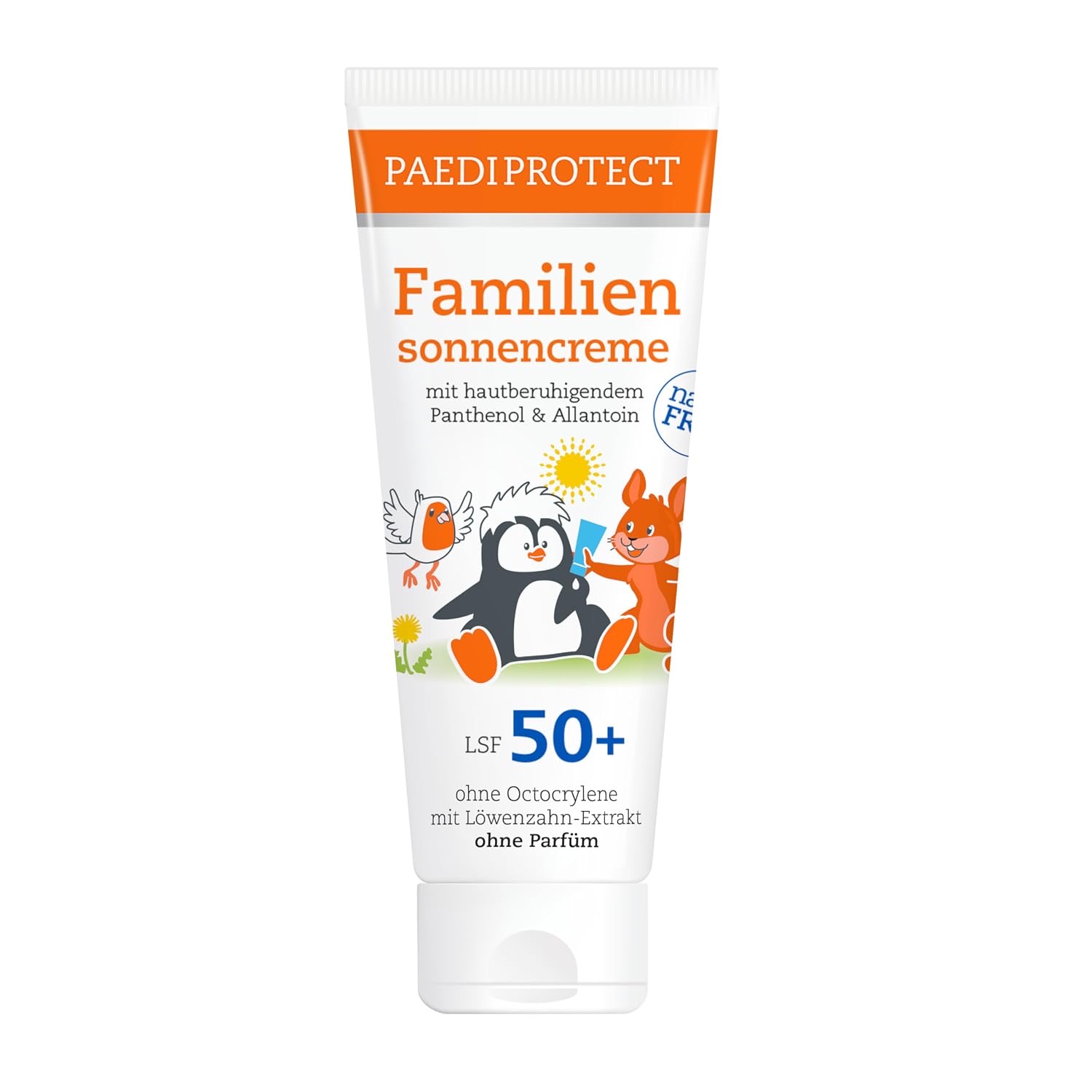 PAEDIPROTECT Familien Sonnencreme LSF 50+ 200 ml, ohne Parfüm, vegan