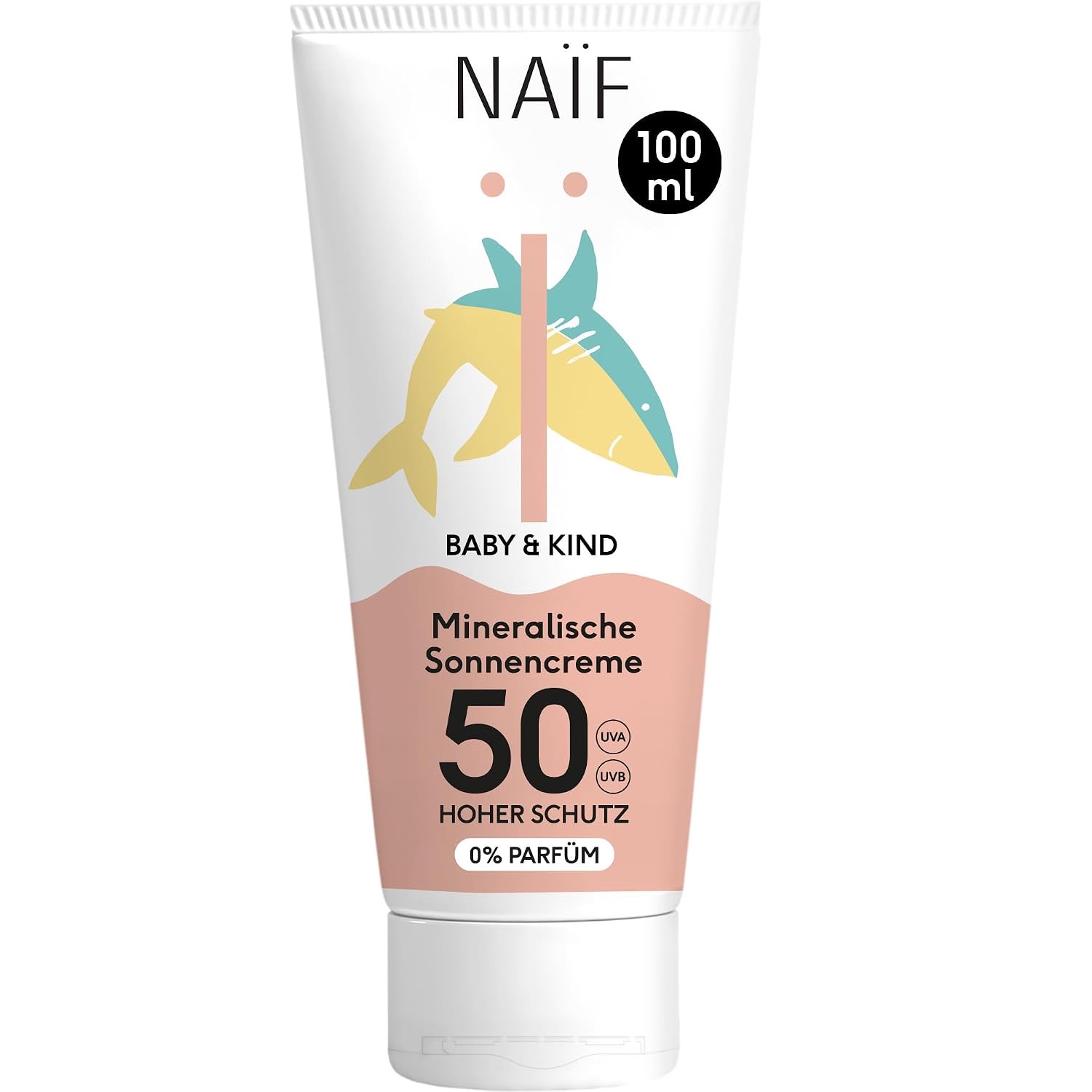 Naïf Sonnencreme mineralisch Baby & Kind LSF 50, 100 ml