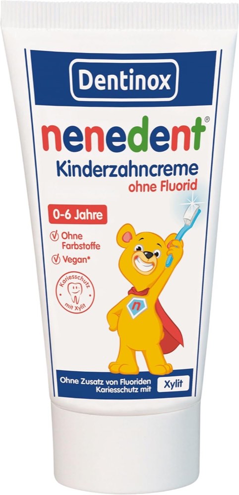 nenedent Kinderzahncreme ohne Fluorid, 50 ml