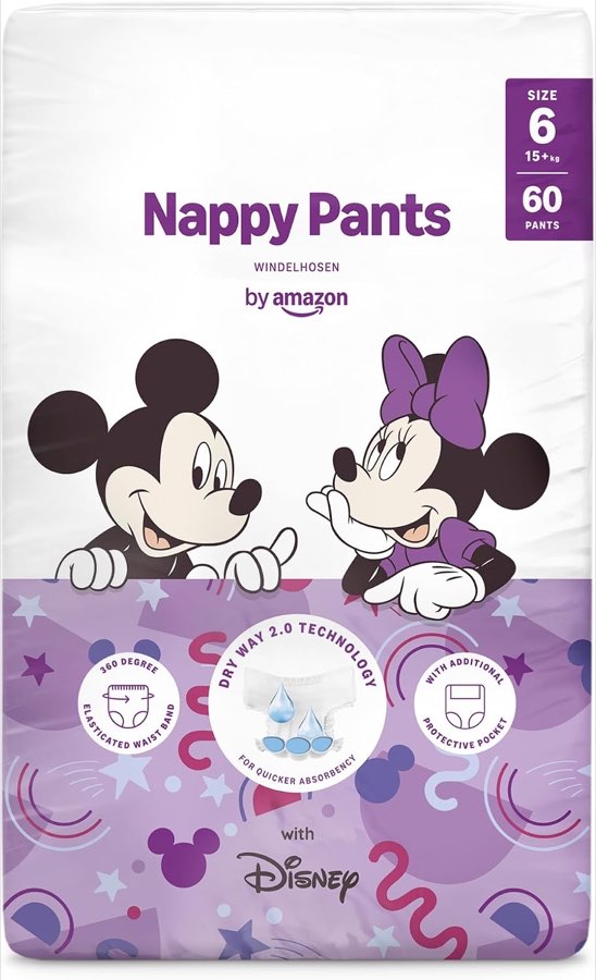 by Amazon Disney Windelhosen Größe 6