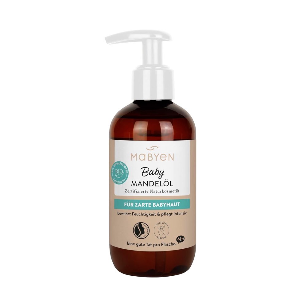 Mabyen Baby Pflegeöl Mandel, 200 ml