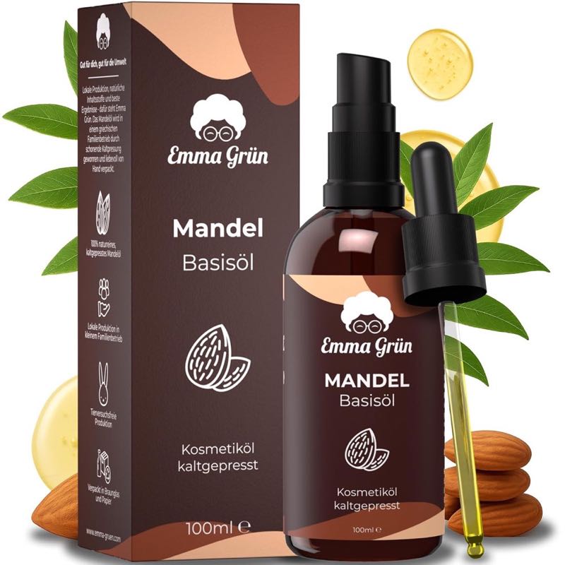 Emma Grün Bio-Mandelöl, 100 ml