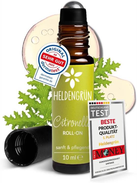 Heldengrün Bio Citronella Roll-on, 10 ml