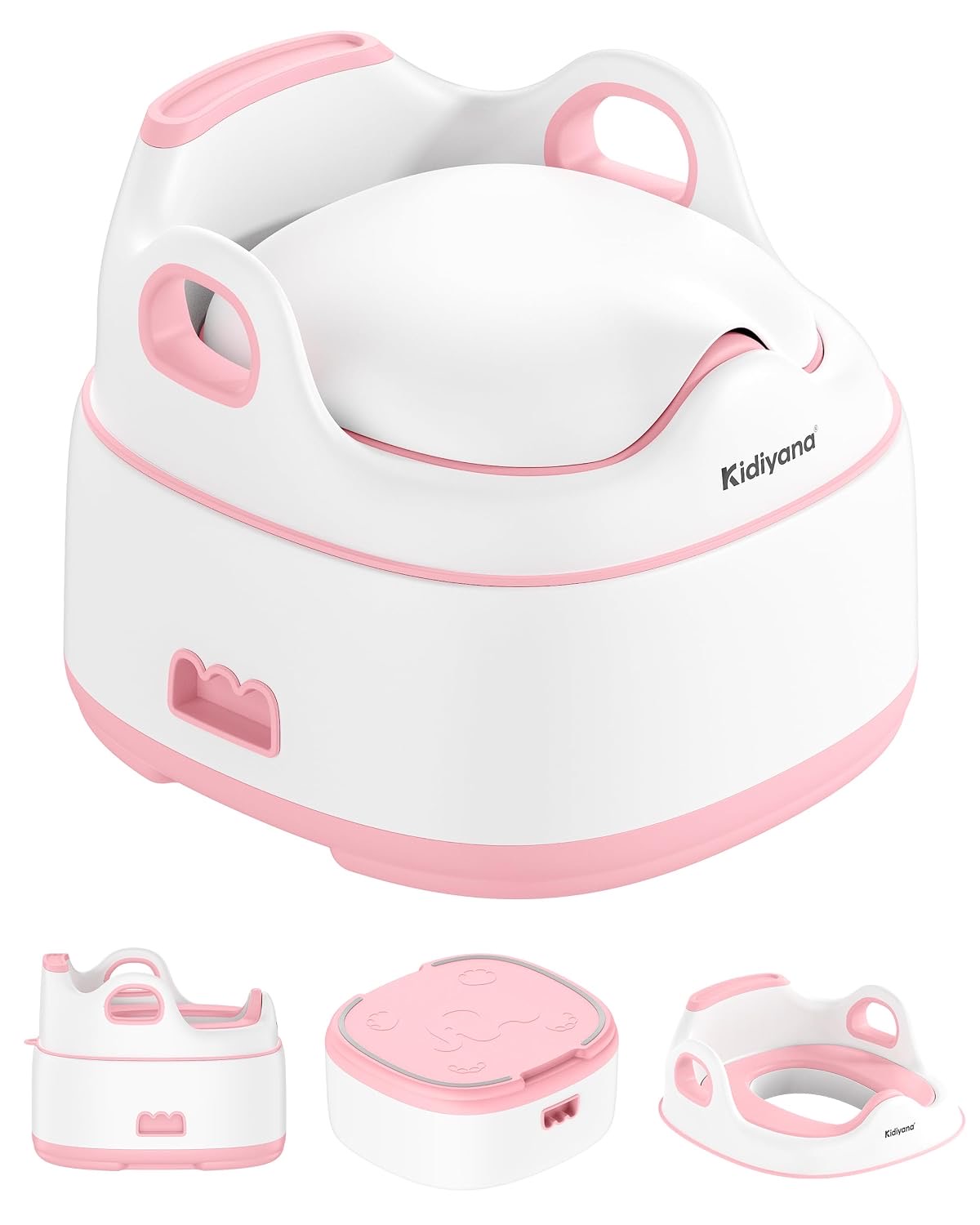 3-in-1 Töpfchen Elefant, Rosa
