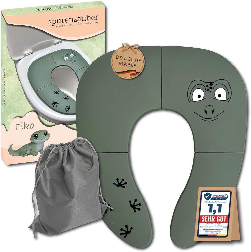 Faltbarer Toilettensitz Kinder unterwegs, Reise-WC-Sitz