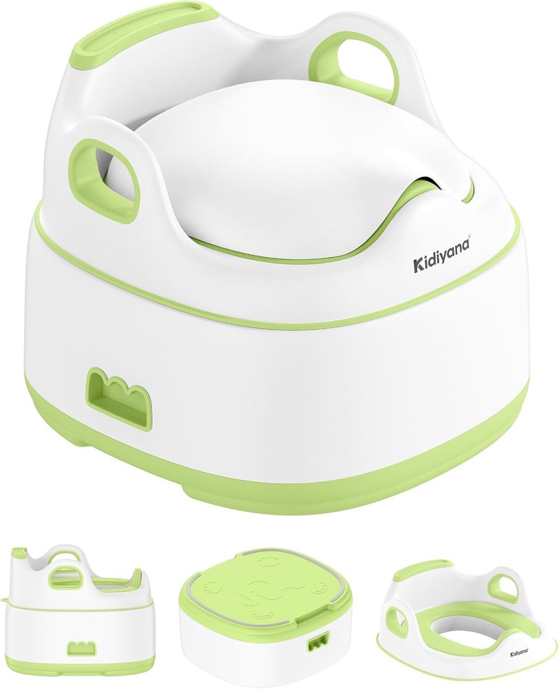 3-in-1 Kinder Töpfchen, Toilettenaufsatz und Tritthocker