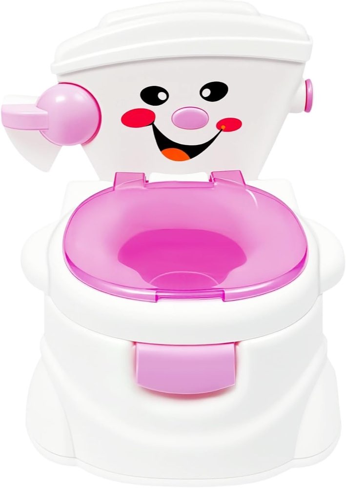 Töpfchen mit abnehmbarem Sitz, rosa, Standmodell