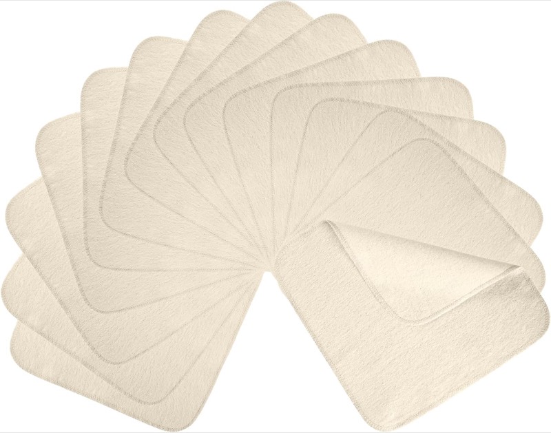 Lorandos Flanellwaschlappen, 15 Stück