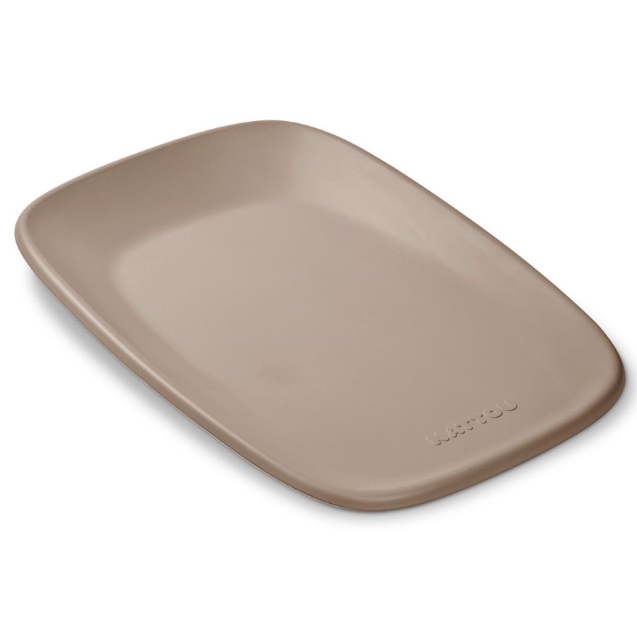Nattou Nattou Wickelauflage aus PU-Schaum, 48 x 70 cm, Taupe