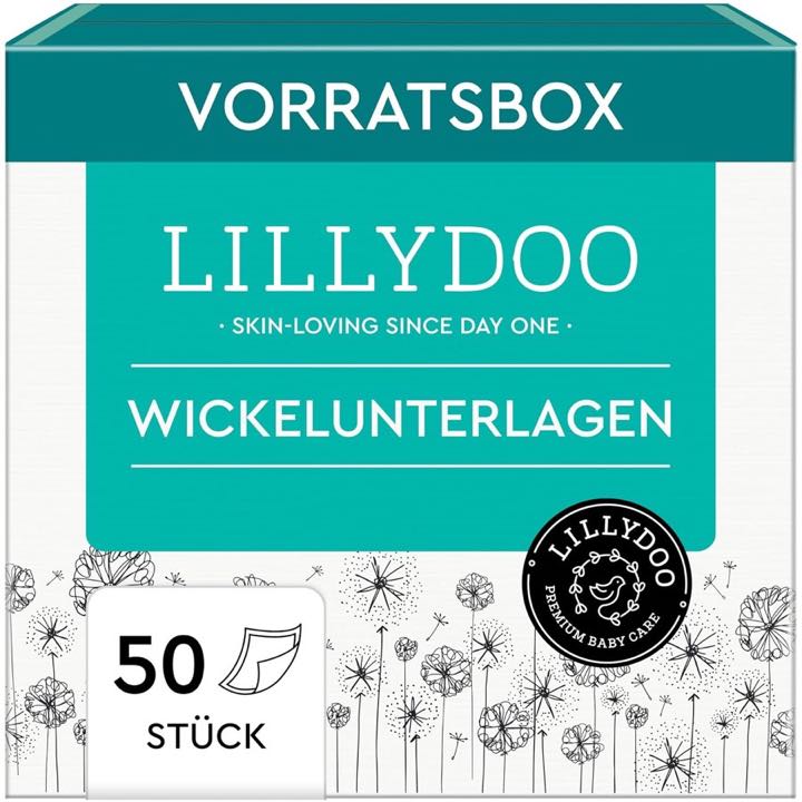 LILLYDOO Baby-Wickelunterlagen, 60 x 60 cm, 50 Stück