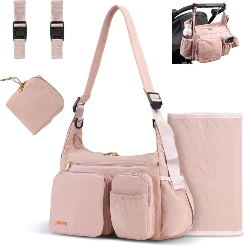 LAIMEIWEE Puffy Wickeltasche