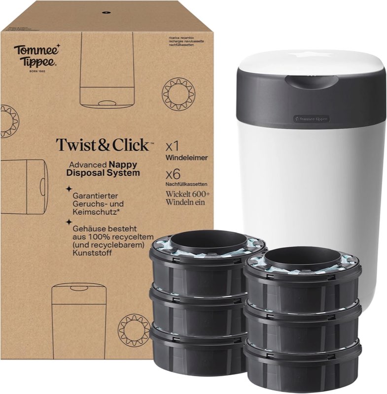Tommee Tippee Tommee Tippee Twist & Click Advanced (6 Kassetten)