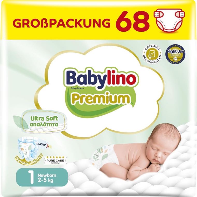 Babylino Premium Größe 1, 68 Stück