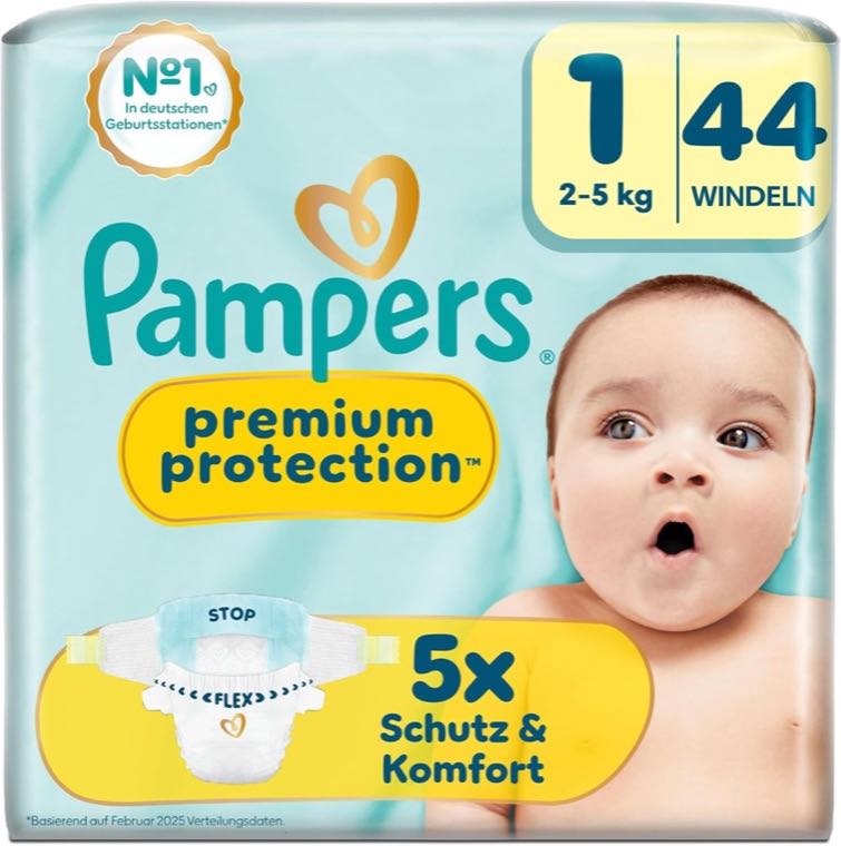 Pampers Premium Protection Größe 1, 44 Stück