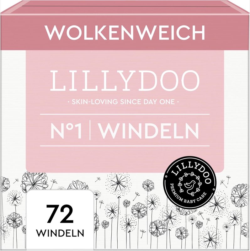 LILLYDOO Größe 1, 72 Stück