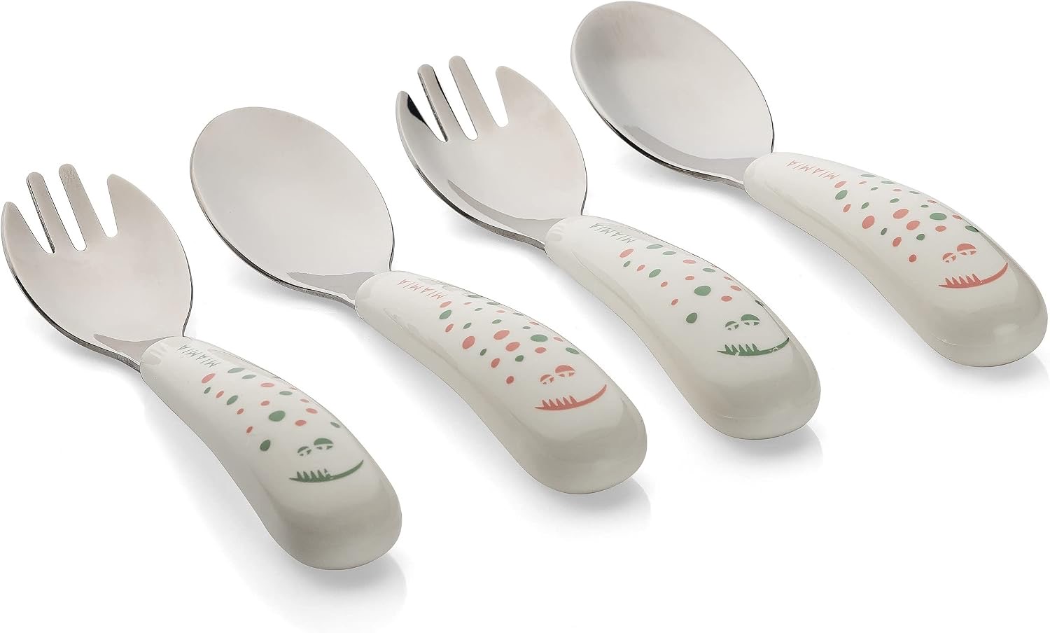 MiaMia Kinderbesteck 4-teilig Creme