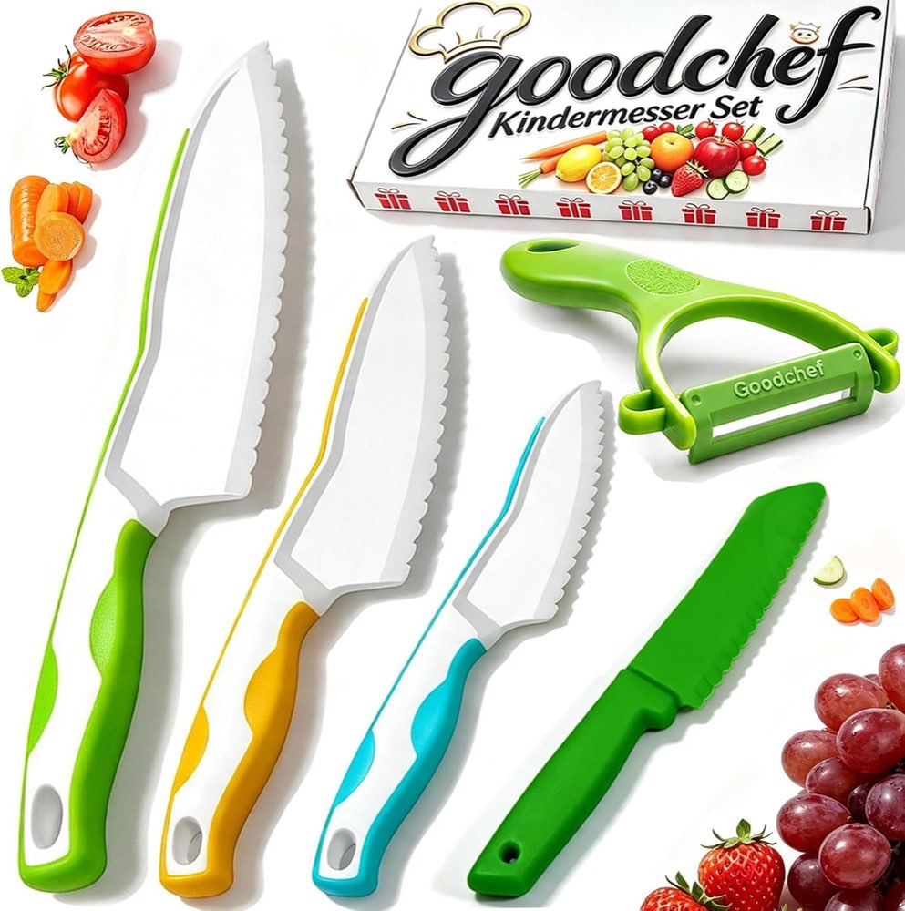 Goodchef Kindermesser-Set, 5-teilig