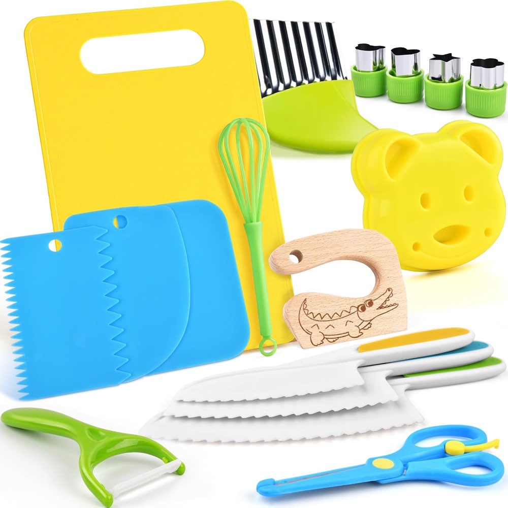 EURYUNG Kindermesser-Set, 17-teilig