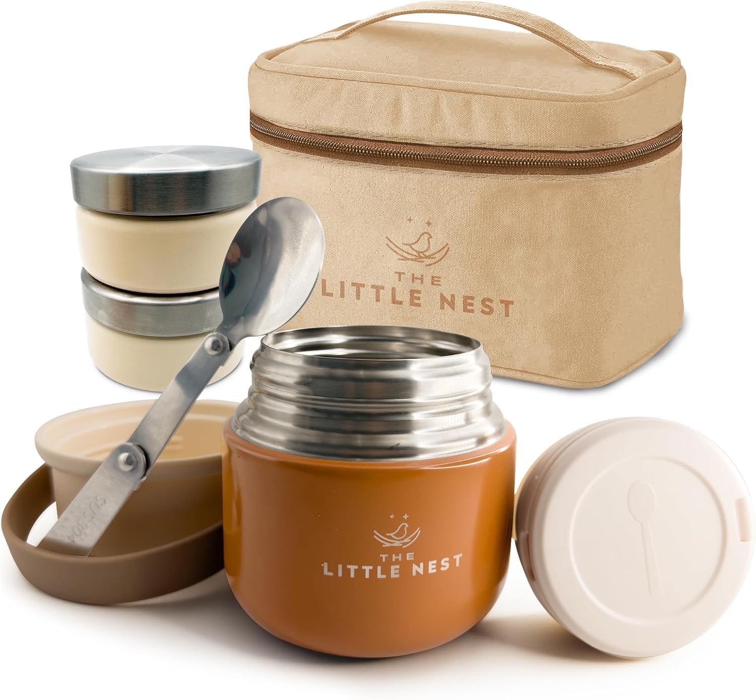 THE LITTLE NEST Thermobehälter 300 ml, 2 Behälter