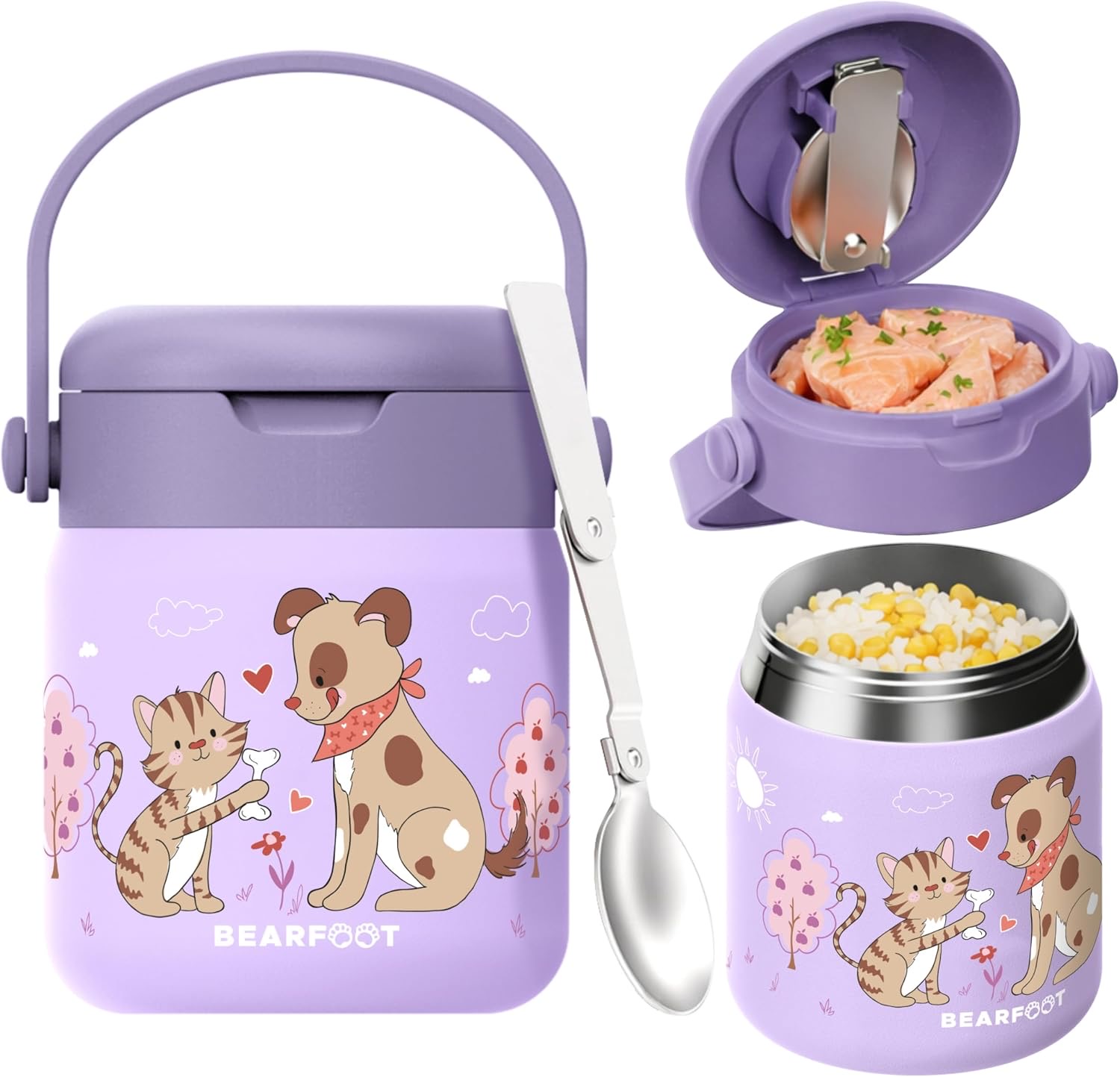 BEARFOOT Thermobehälter 500 ml (Hund & Katze)