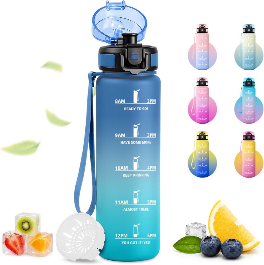 JAPORIA JAPORIA Trinkflasche 500 ml Blau-Grün