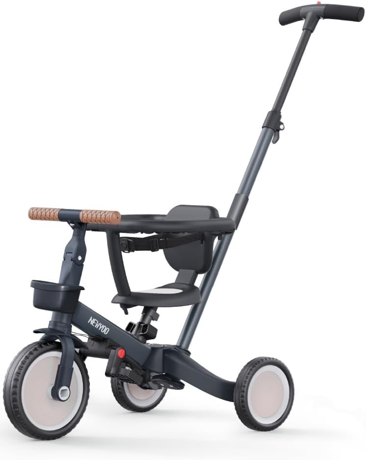 newyoo 5-in-1 Dreirad mit Schubstange