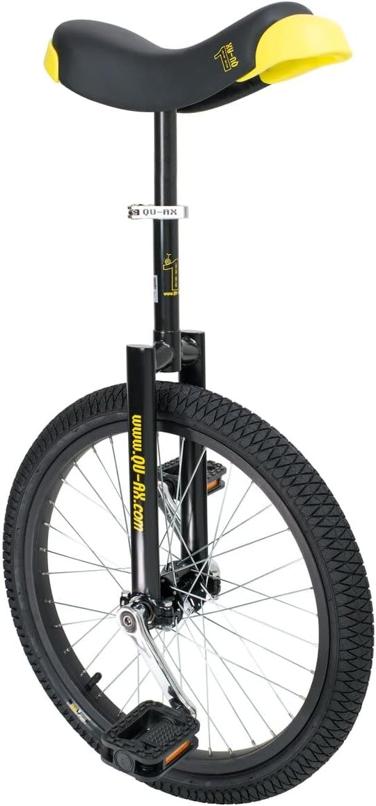 QU-AX Luxus Einrad 20 Zoll schwarz – Testsieger Einrad Kinder