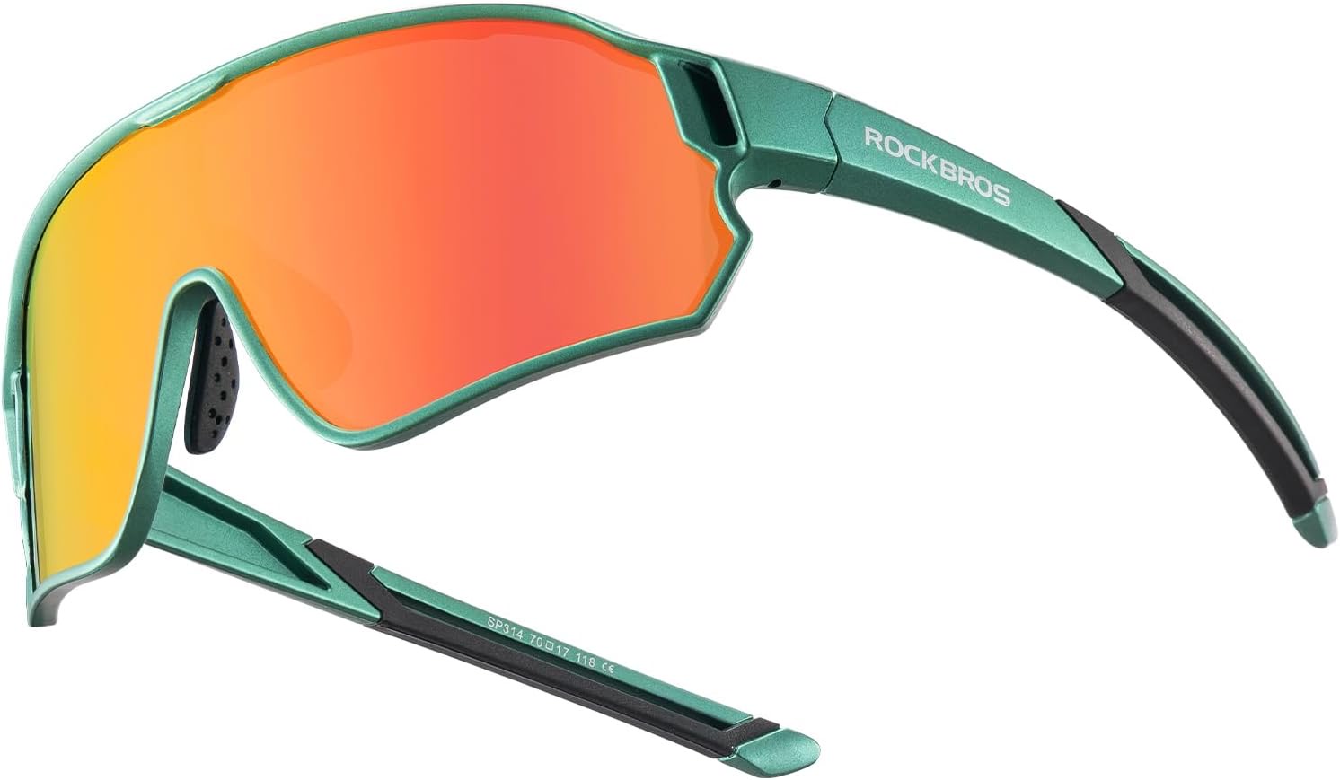 ROCKBROS Kinder Fahrradbrille Sportbrille UV400-Schutz Polarisierte Sonnenbrille TR90 Flex – Testsieger Fahrradbrille Kinder