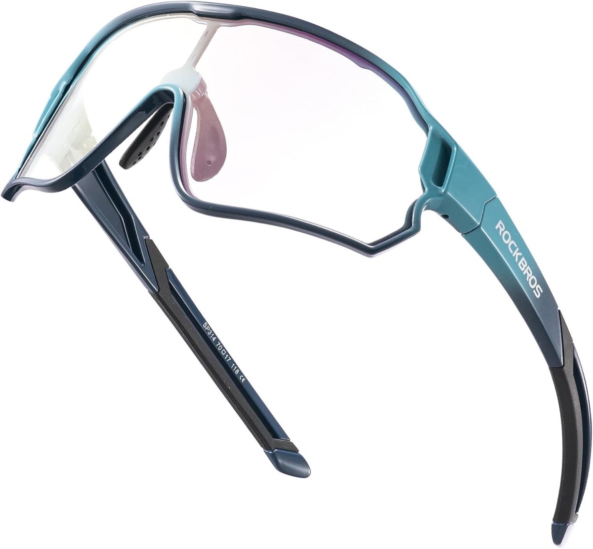 ROCKBROS ROCKBROS Selbsttönende Fahrradbrille Sportbrille Jugendliche Sonnenbrille Kinder Radbrille