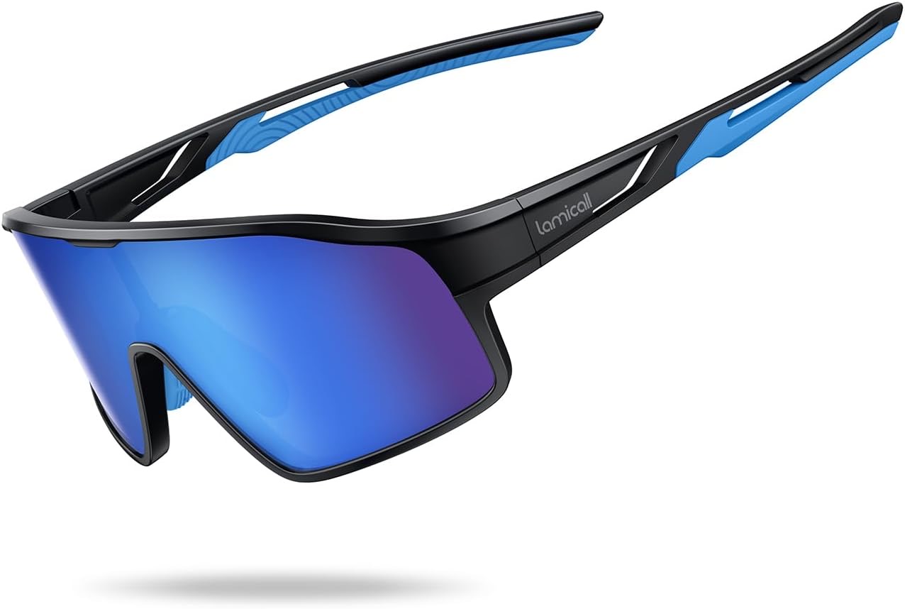 Lamicall Lamicall Fahrradbrille Kinder, UV400 Polarisierte Sport Sonnenbrille Kinder