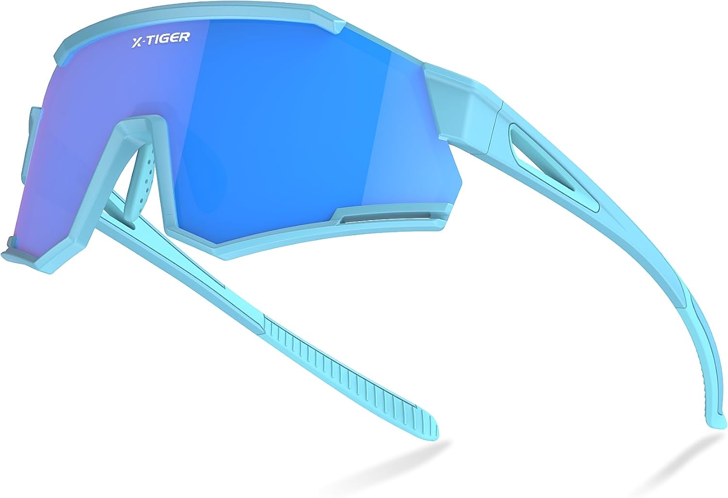 X-TIGER Kinder Fahrradbrille, 22g Ultra-Komfort Sportbrille UV400-Schutz