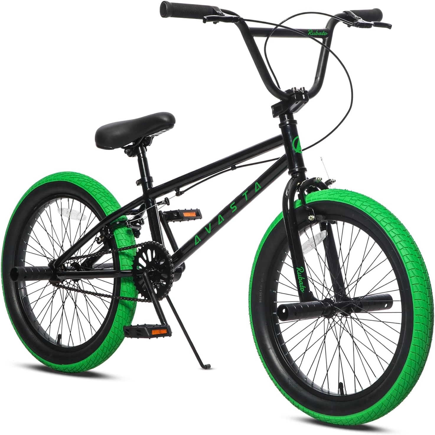 AVASTA Rubato 18 20 Zoll Freestyle BMX Kinderfahrrad für Anfänger ab 5 Jahren, Mehrfarbig